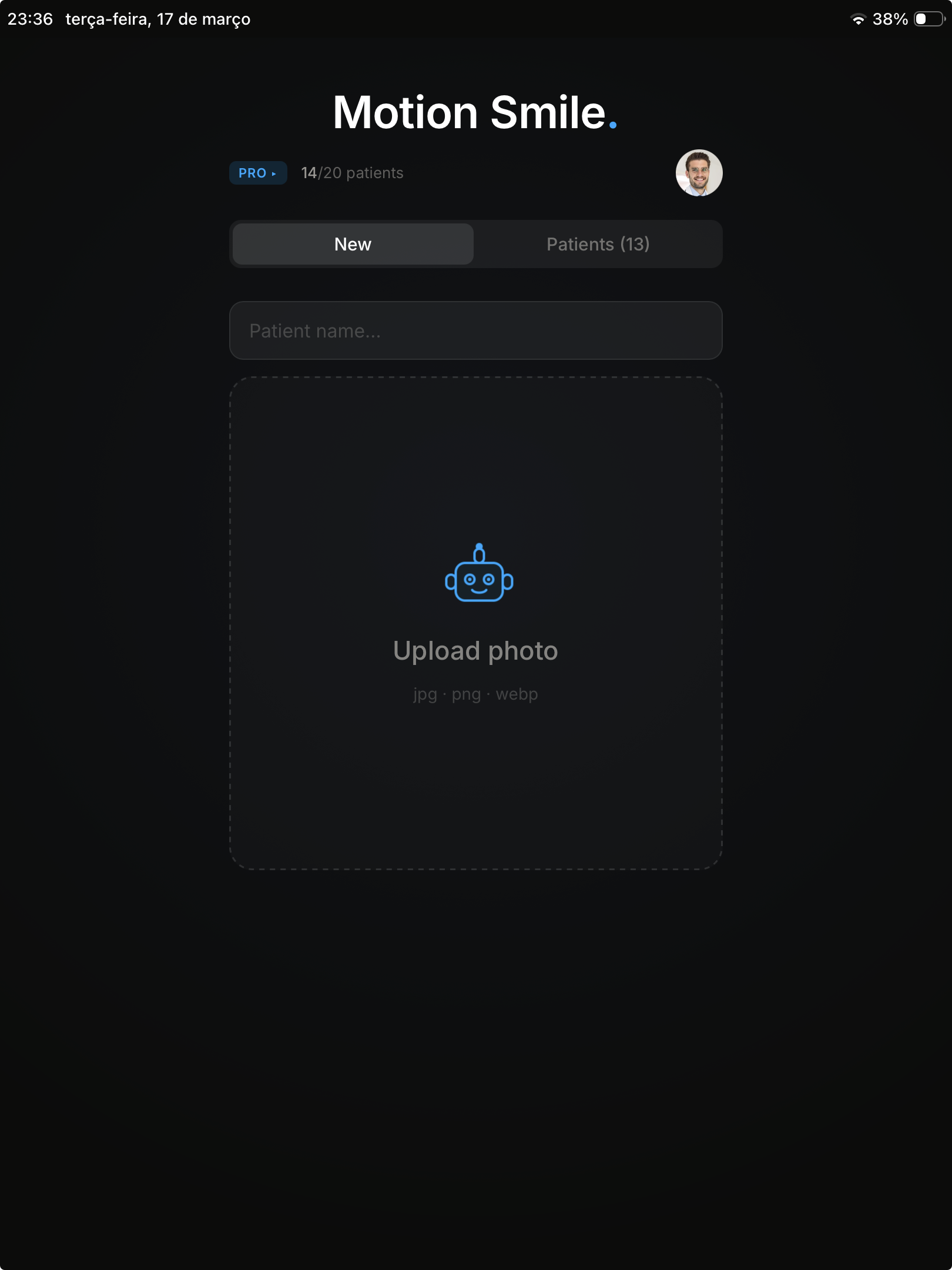 Motion Smile on iPad